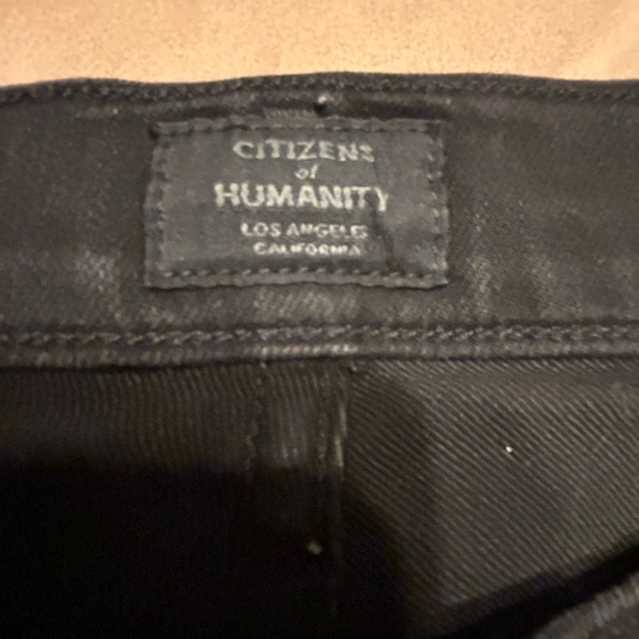 Citizens of Humanity Los Angeles- black jeans 32/28 - Picture 2 of 3